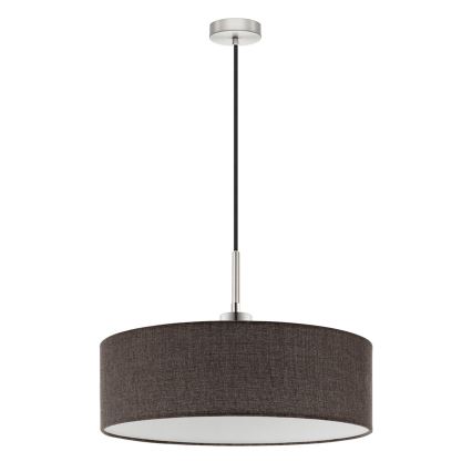 Eglo - LED Pendellampa med sladd TUNJA 1xE27/60W/230V brun