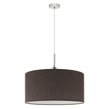 Eglo - LED-pendellampa på kabel TUNJA 1xE27/60W/230V brun