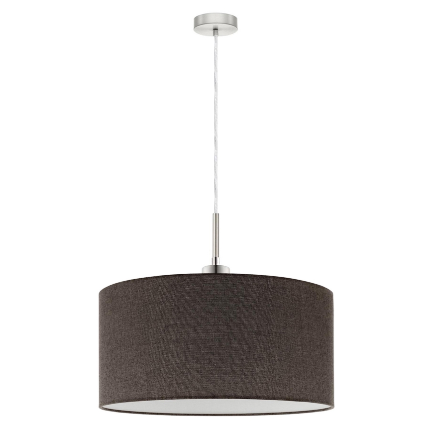 Eglo - LED-pendellampa på kabel TUNJA 1xE27/60W/230V brun