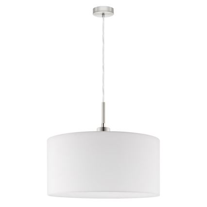 Eglo - LED pendellampa på vajer TUNJA 1xE27/60W/230V vit