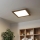 Eglo - LED RGB Dimbar infälld panel SALOBRENA-C WOOD LED/24W/230V 2700-6500K 49,5x49,5 cm brun + fjärrkontroll