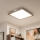 Eglo - LED RGB Dimbar infälld panel SALOBRENA-C WOOD LED/30,5W/230V 2700-6500K 64x64 cm brun + fjärrkontroll