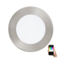 Eglo - LED RGB dimbar infälld takarmatur FUEVA-C LED/5,4W/230V Ø 12 cm