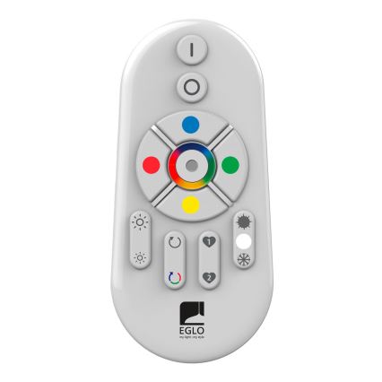 Eglo - LED RGB Dimbar infälld panel SALOBRENA-C WOOD LED/24W/230V 2700-6500K 45x45 cm brun + fjärrkontroll