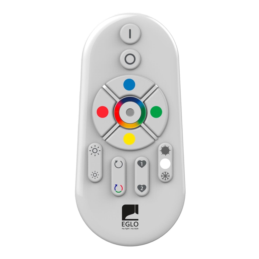 Eglo - LED RGB Dimbar infälld panel SALOBRENA-C WOOD LED/30,5W/230V 2700-6500K 64x64 cm mörkbrun + fjärrkontroll