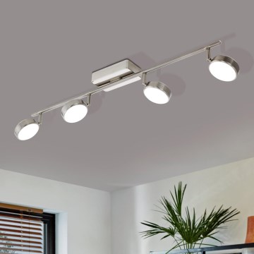 Eglo - LED RGB Dimbar spotlight CORROPOLI-C 4xLED/5W/230V