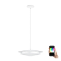 Eglo - LED RGB Dimbar taklampa MONEVA-C LED/18W/230V