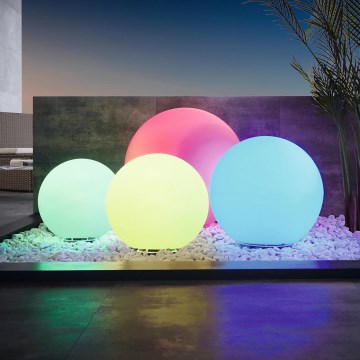 Eglo - LED RGB Dimbara utomhuslampan 1xE27/9W/230V 2700-6500K IP65 Ø600