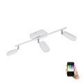 Eglo - LED RGB Spotbelysning PALOMBARE-C 3xLED/5W/230V