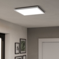 Eglo - LED RGBW Dimbar badrumstaklampa LED/17,6W/230V 2700-6500K 39x39 cm IP44 vit ZigBee