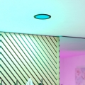 Eglo - LED RGBW dimbar infälld downlight för badrum LED/9,5 W/230 V 2700–6500 K Ø 16,8 cm IP44 svart