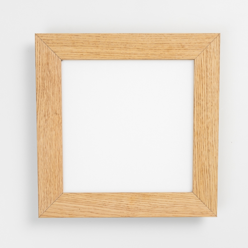 Eglo - LED RGBW Dimbar infälld panel SALOBRENA-C WOOD LED/16W/230V 2700-6500K 34x34 cm brun + fjärrkontroll