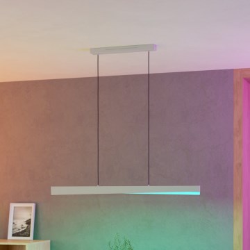 Eglo - LED RGBW dimbar pendellampa med vajer LED/19W/230V 2700-6500K grå