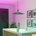 Eglo - LED RGBW dimbar pendellampa på kabel LED/15,5W/230V 2700-6500K svart