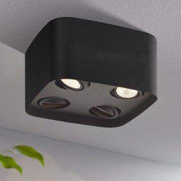 Eglo - LED RGBW dimbar spotlight 4xGU10/5W/230V ZigBee