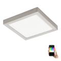 Eglo - LED RGBW dimbar taklampa FUEVA-C LED/21W/230V 30x30 cm
