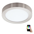 Eglo - LED RGBW dimbar taklampa FUEVA-C LED/21W/230V Bluetooth Ø 30 cm