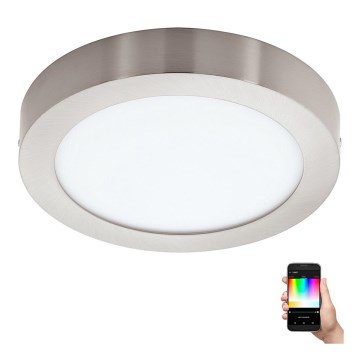 Eglo - LED RGBW dimbar taklampa FUEVA-C LED/21W/230V Bluetooth Ø 30 cm