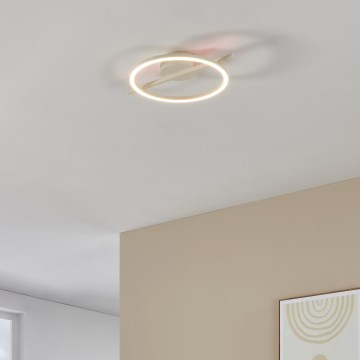 Eglo - LED RGBW Dimbar taklampa LED/17W/230V 2700-6500K vit + fjärrkontroll