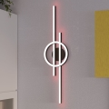 Eglo - LED RGBW Dimbar taklampa LED/23,5W/230V 2700-6500K svart + fjärrkontroll