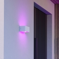 Eglo - LED RGBW Dimbar utomhus vägglampa LED/10W/230V 2700-6500K IP55 vit
