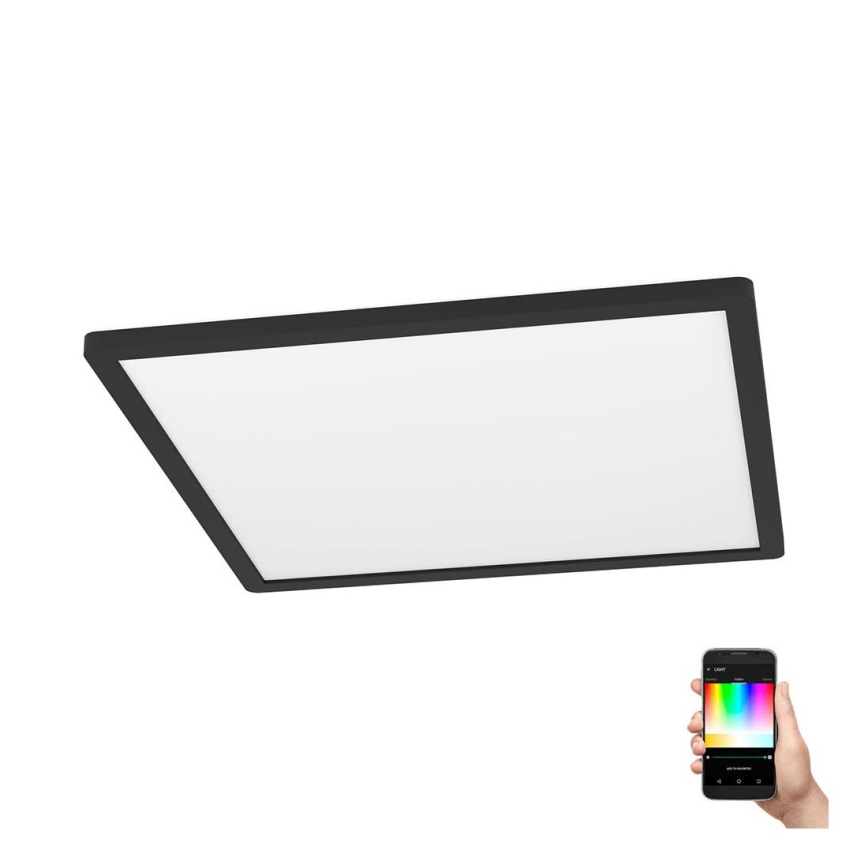 Eglo - LED RGBW Dimbart takarmatur LED/16,5W/230V svart ZigBee