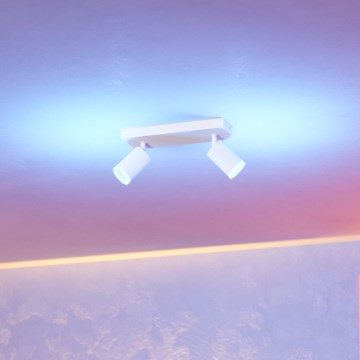 Eglo - LED RGBW dimmbar infälld spotlampa 2xLED/3,7W/230V 2700-6500K vit