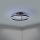 Eglo - LED RGBW dimmbar takfläkt LED/36W/230V 3000-6500K Ø 50 cm svart + fjärrkontroll