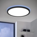 Eglo - LED RGBW ljusreglerad taklampa  LED/14,6W/230V svart ZigBee