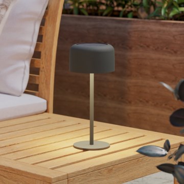 Eglo - LED solcellsdriven, uppladdningsbar touchstyrd bordslampa LED/2,8W/3,7V 1800 mAh IP44 grön