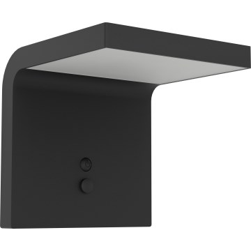 Eglo - LED solcellsvägglampa med sensor LED/6,5W/3,7V 2400 mAh IP44