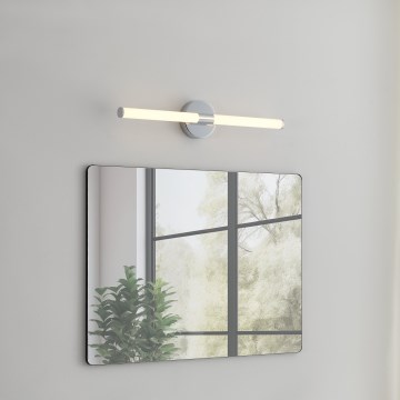Eglo - LED-spegelbelysning för badrum LED/11W/230V 3000/4000/6500K 60 cm IP44 blank krom