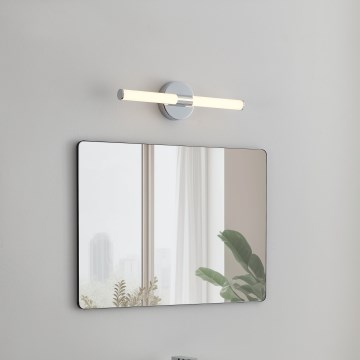 Eglo - LED-spegelbelysning för badrum LED/7,5W/230V 3000/4000/6500K 45 cm IP44 blank krom