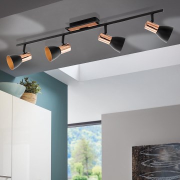 Eglo - LED spotbelysning 4xGU10/3,3W/230V