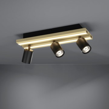 Eglo - LED-spottarmatur 3xLED/2,2W/230V + 2xLED/1,2W + 2xLED/2W beige/svart