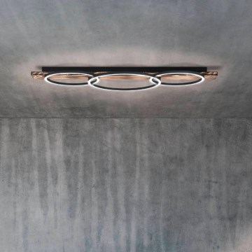 Eglo - LED Taklampa 2xLED/12W/230V + LED/12W