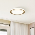 Eglo - LED-taklampa 36 W, 230 V, 2700/4000/6500 K, Ø 49 cm, guldfärgad