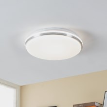 Eglo - LED taklampa för badrum LED/15,6W/230V IP44 krom
