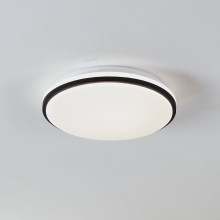 Eglo - LED taklampa för badrum LED/15,6W/230V IP44 svart