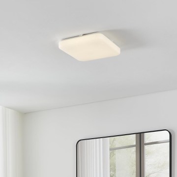 Eglo - LED taklampa för badrum LED/18W/230V 3000/4000/6000K 33x33 cm IP44