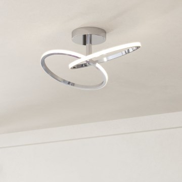 Eglo - LED taklampa LED/12W/230V 2700/4000/6500K blank krom