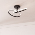 Eglo - LED taklampa LED/12W/230V 2700/4000/6500K svart
