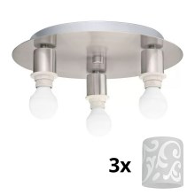 Eglo - LED taklampa MY CHOICE 3xE14/4W/230V krom/vit