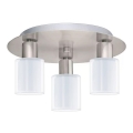 Eglo - LED Taklampa MY CHOICE 3xE14/4W/230V matt krom/vit