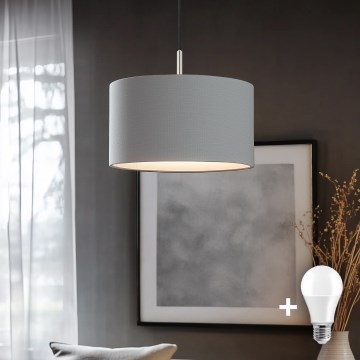 Eglo - LED Taklampa TUNJA 1xE27/60W/230V grå
