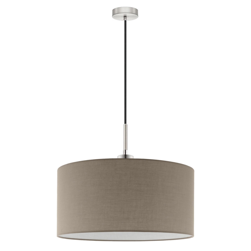 Eglo - LED Taklampa TUNJA 1xE27/60W/230V taupe