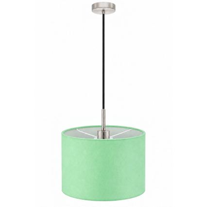 Eglo - LED-takpendel på kabel TUNJA 1xE27/60W/230V Ø 20 cm grön/svart