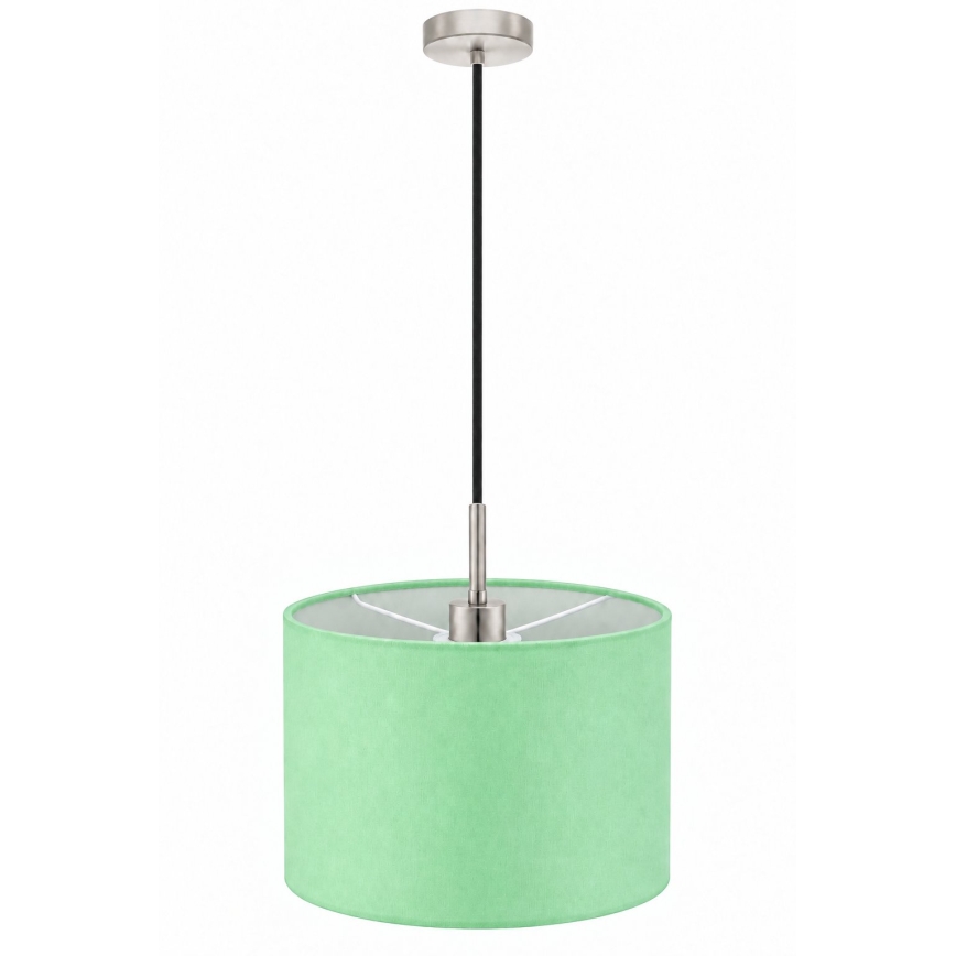 Eglo - LED-takpendel på kabel TUNJA 1xE27/60W/230V Ø 20 cm grön/svart