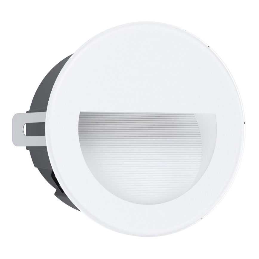 Eglo - LED Utomhus infälld Belysning LED/2,5W/230V IP65 vit