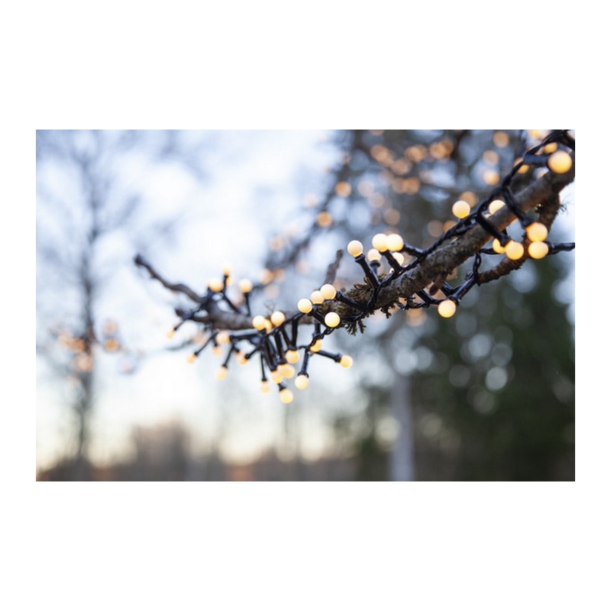 Eglo - LED utomhus julkedja 300xLED/8 funktioner 11m IP44 varm vit